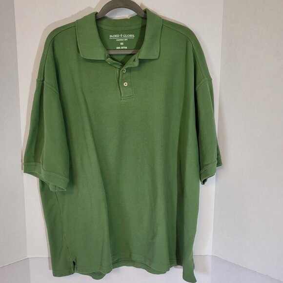 Faded Glory Other - Faded Glory Men's Polo Shirt Vintage 90"s Size 2XL Sage Green
